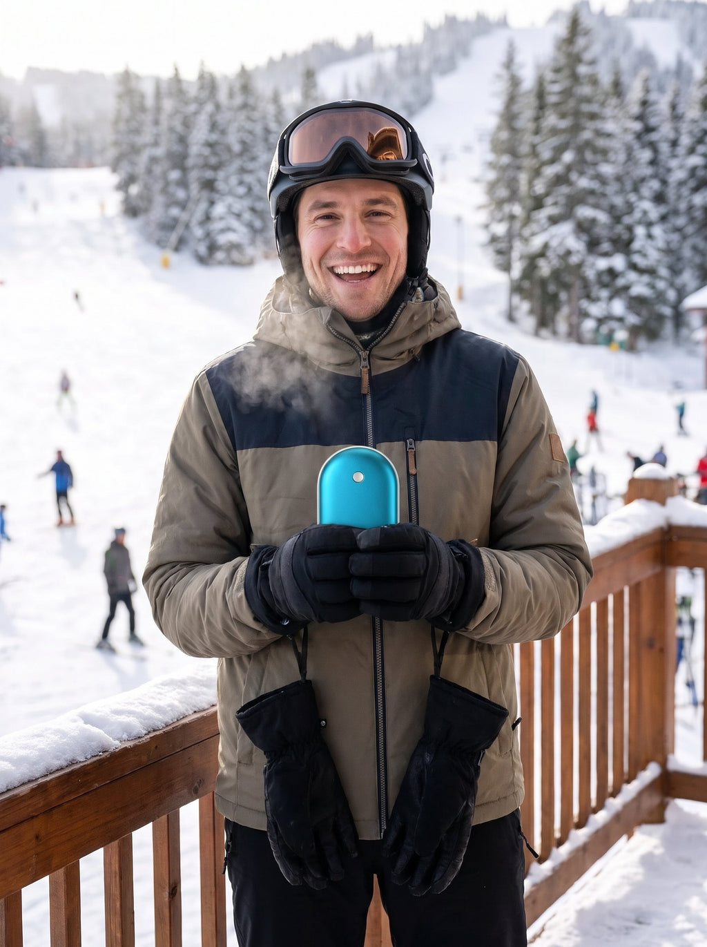 Rechargeable Hand Warmer & Power Bank – 5000mAh, Double-Sided Heat
